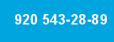 920 543-28-89